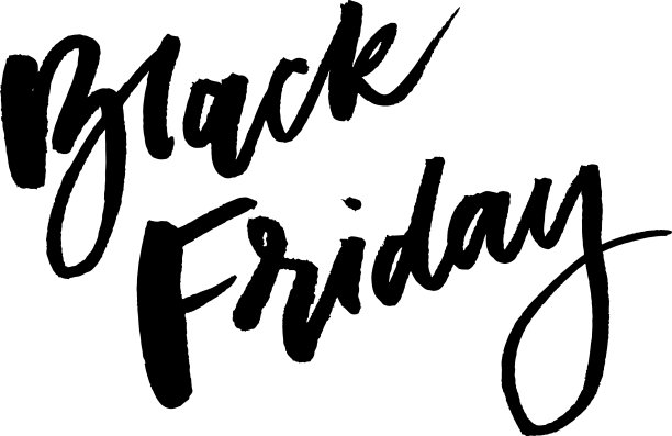 黑色星期五出售手工书法图片下载