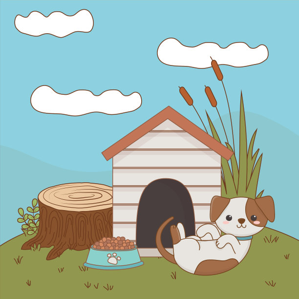 狗的卡通设计图片下载