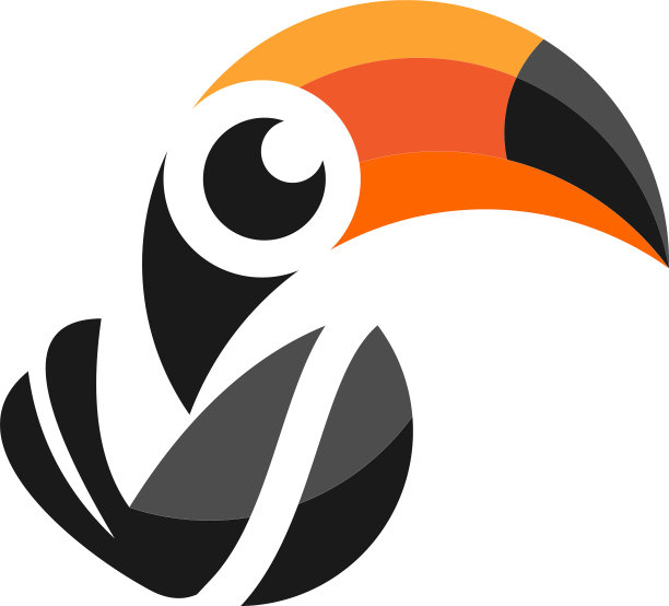 鹦鹉标志模板图片下载