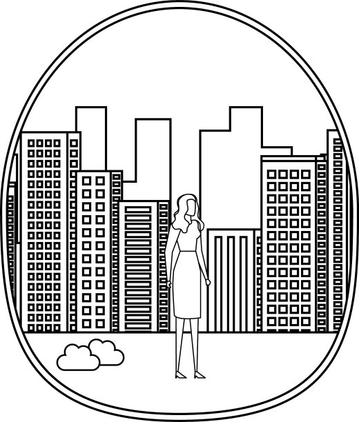 年轻的都市女商人图片下载