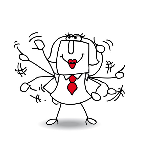 工作的女孩图片下载