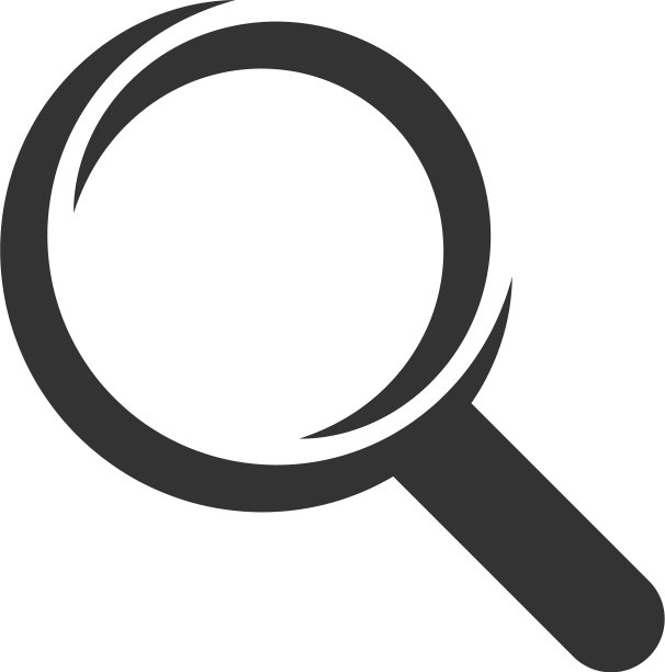 放大镜图形图标设计模板图片下载