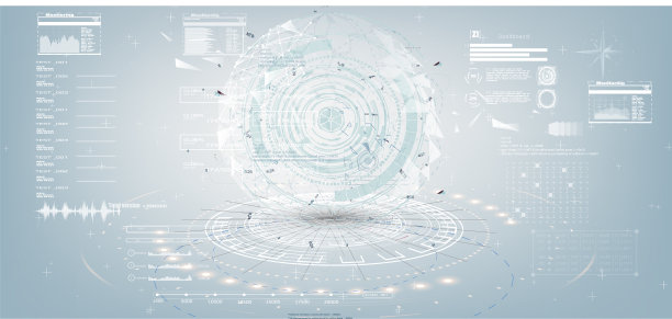一套黑色和白色的信息图表元素图片下载