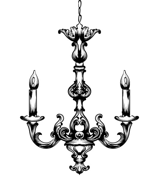 巴洛克式枝形吊灯法国豪华富有图片下载
