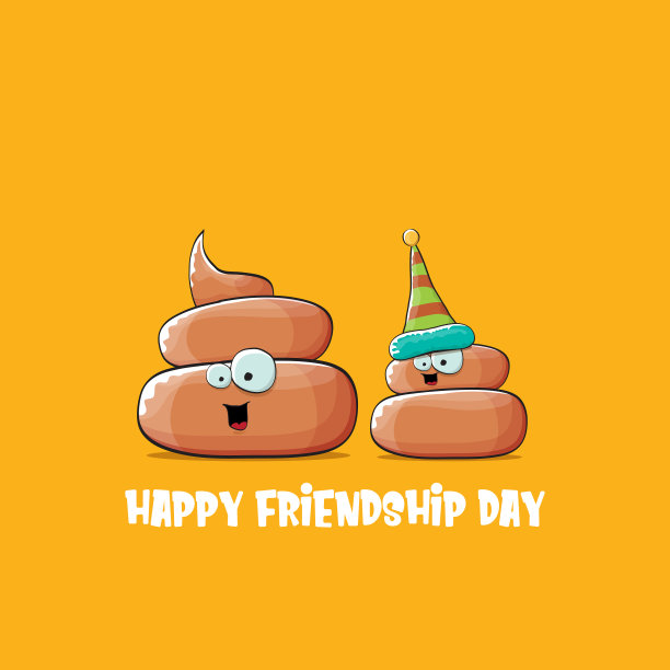 快乐友谊日与贺卡图片下载