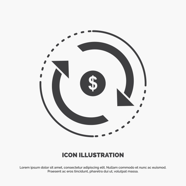 流通金融流动市场货币图标符号图片下载