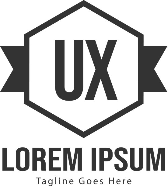 UX字母标志设计创意现代图片下载
