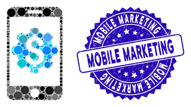 马赛克移动银行设置图标与划痕图片下载