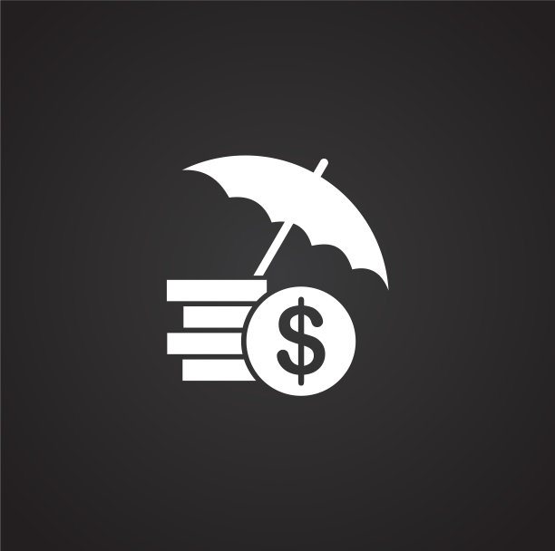 保险相关图标的背景图形图片下载