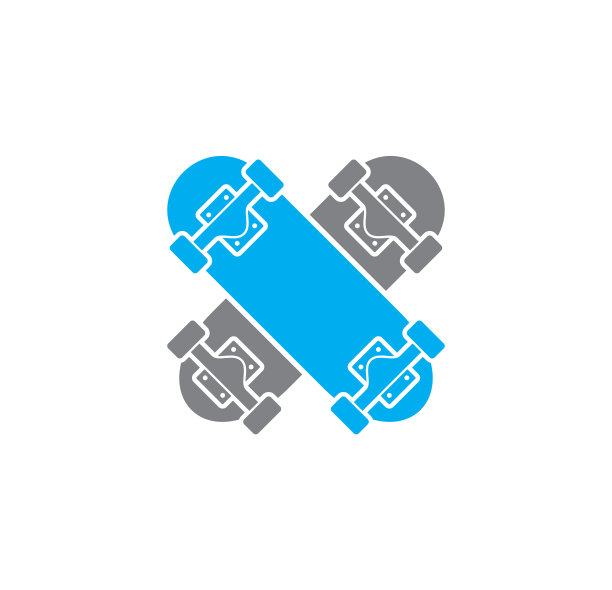 滑板相关图标的背景图片下载