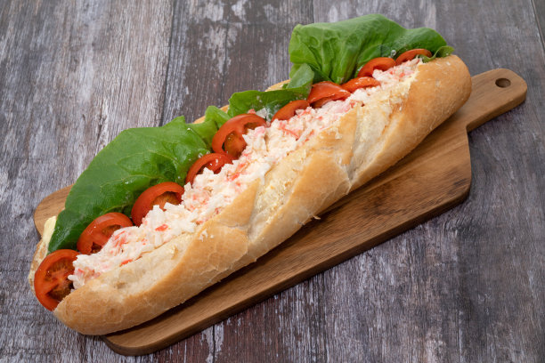 蟹肉沙拉三明治图片下载