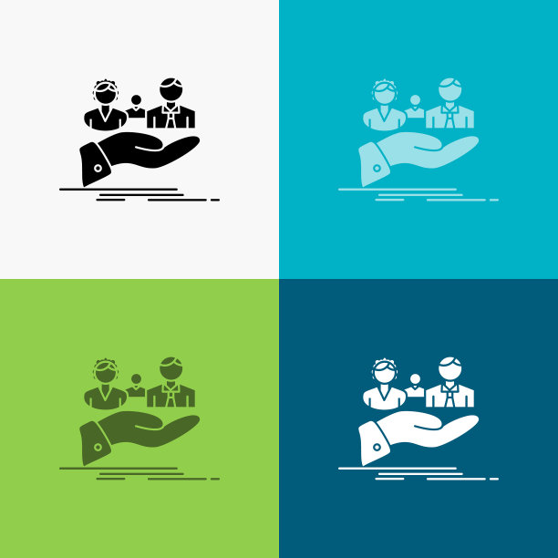 保险健康家庭生活交接图标图片下载