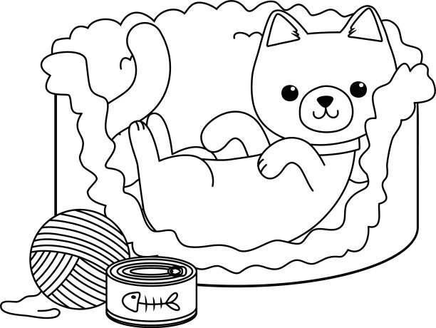 猫的卡通设计图片下载