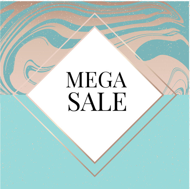 模板框方流艺术黄金时尚图片下载