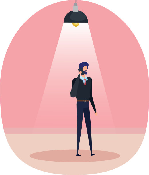 商人在工作场所使用智能手机图片下载