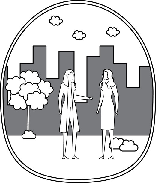 优雅的年轻都市女商人图片下载