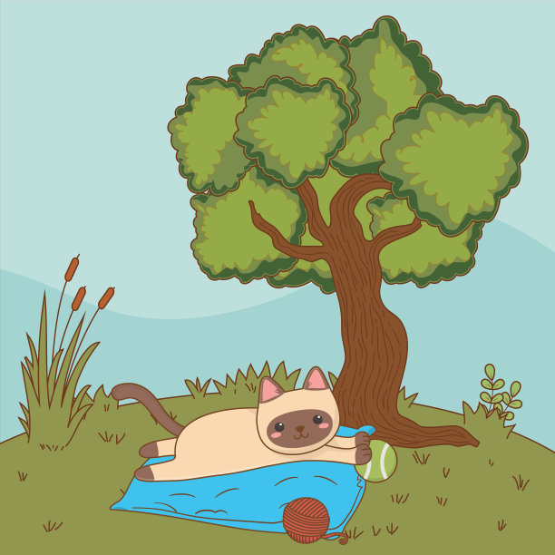 猫的卡通设计图片下载