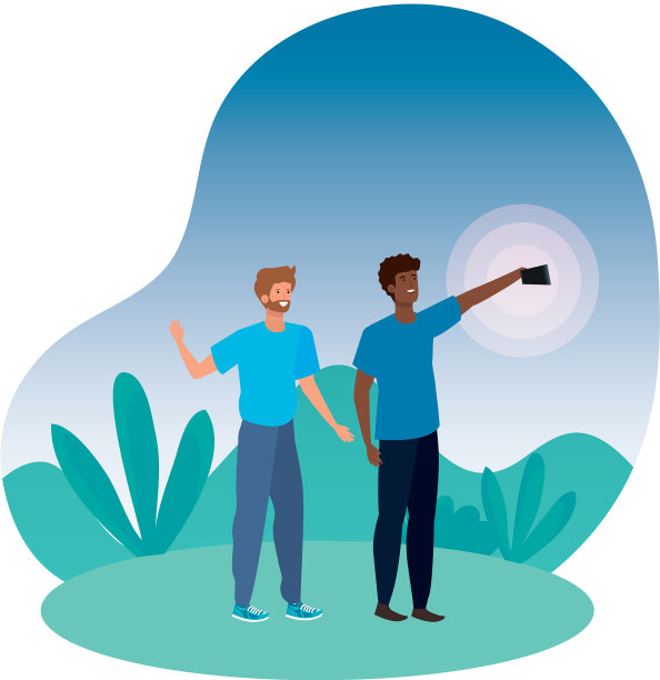 异族青年朋友在自拍图片下载