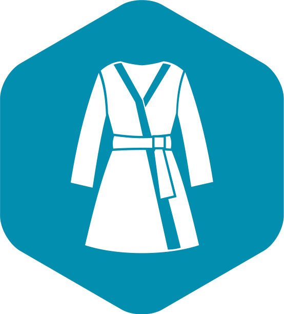 浴袍图标简约风格图片下载