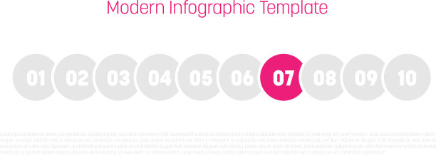 10 .现代信息图步骤图图片下载