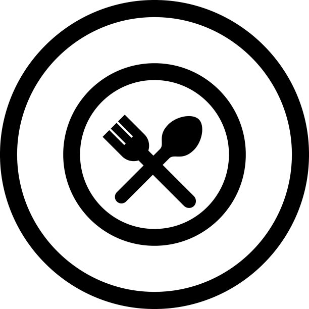 餐厅路标图标图片下载