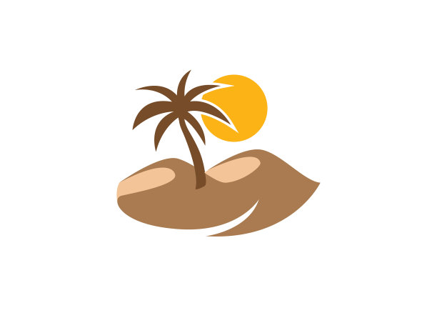 沙漠标志棕榈图片下载