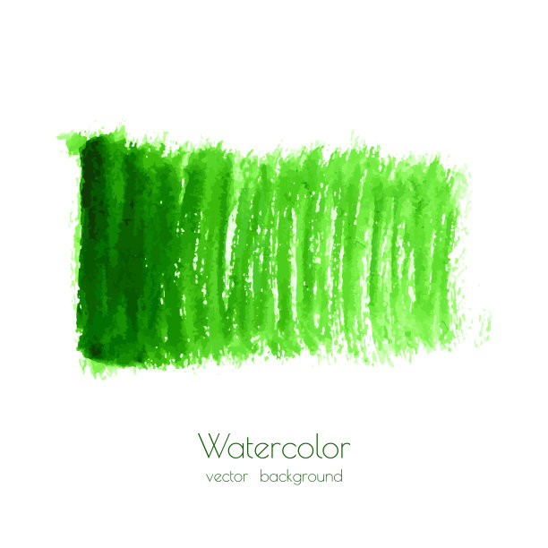 绿色植物水彩纹理背景图片下载