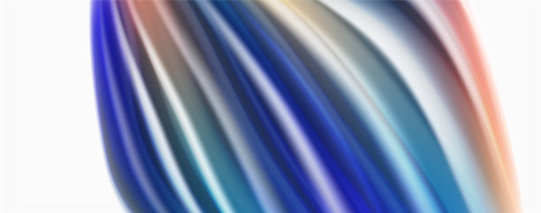 现代科技流体色彩流动上的白色五彩缤纷图片下载