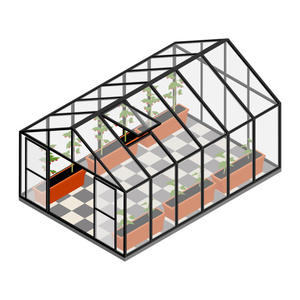 有机农场的温室图片下载