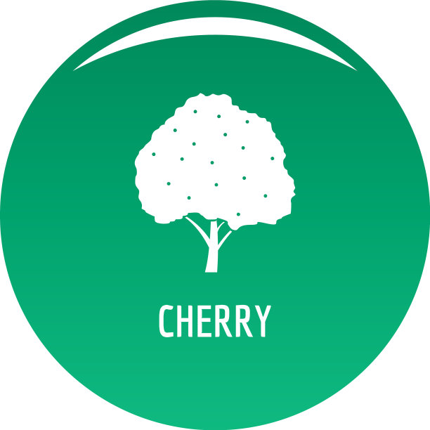 樱桃绿色图标图片下载