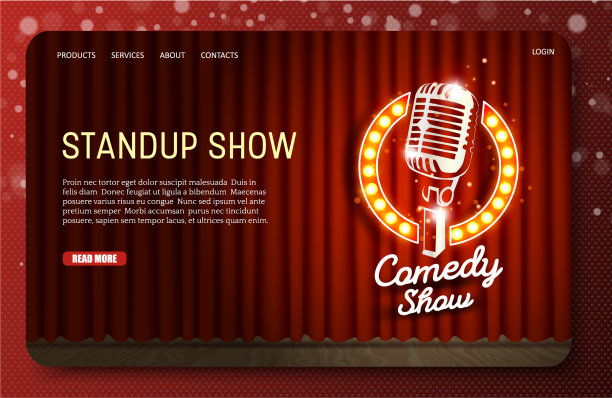 站秀登陆页面网站模板图片下载