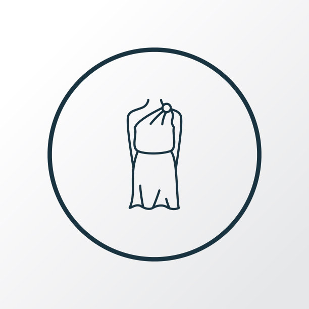 Tunic图标线符号优质隔离图片下载