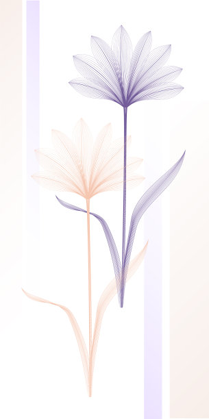 花x光或混合效果花型设计图片下载