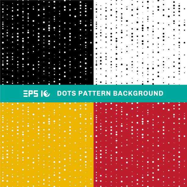 一组抽象的几何点图案圆图片下载