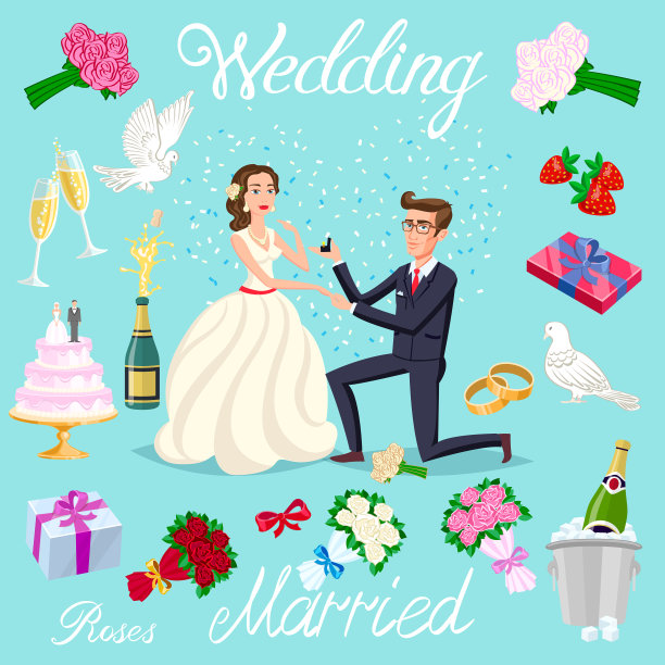 9、设婚期刚结婚的新人心有灵犀图片下载