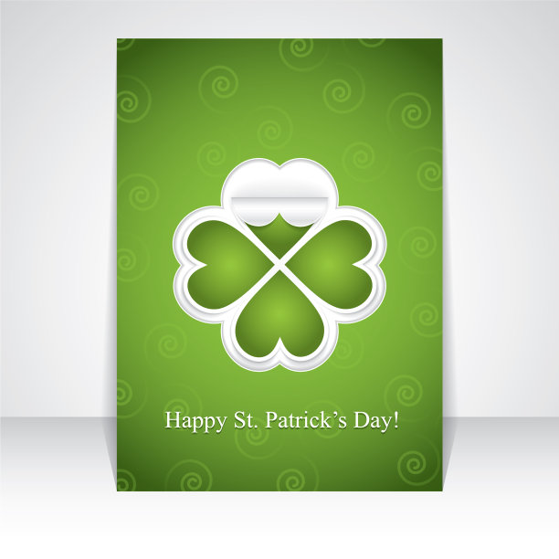 圣帕特里克节宣传册图片下载