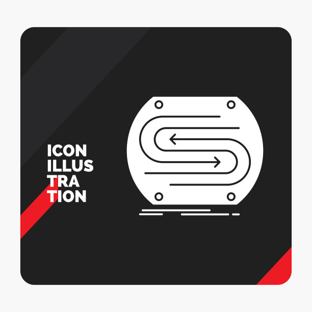 红色和黑色的创意展示背景图片下载