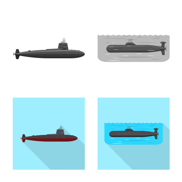 孤立的对象战争和船舶标志收集图片下载
