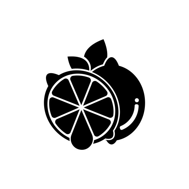 水滴柠檬标志设计模板及支持图片下载