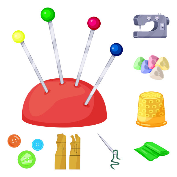 工作室和缝纫图标图片下载