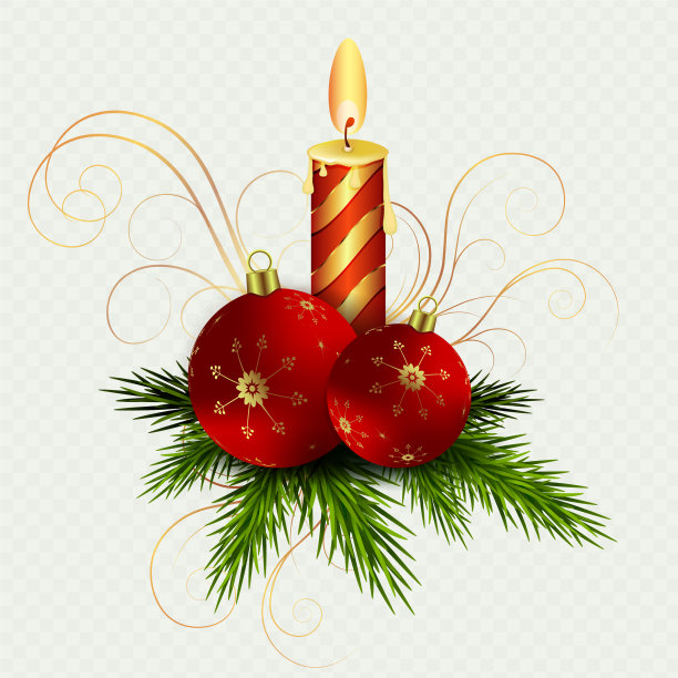 圣诞作文用一支燃烧的蜡烛两支图片下载