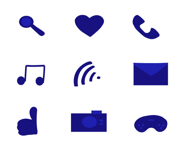 孤立的图标为您的手机图片下载