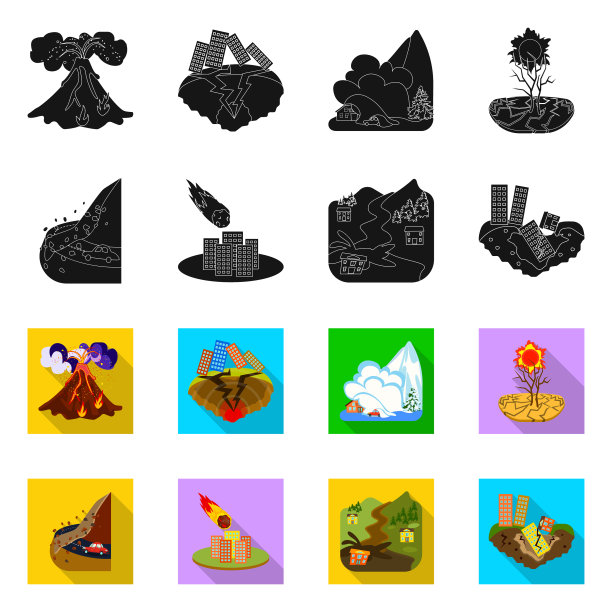 天气和遇险标志图片下载