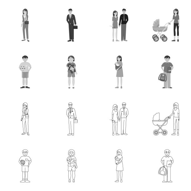 角色和化身标志图片下载