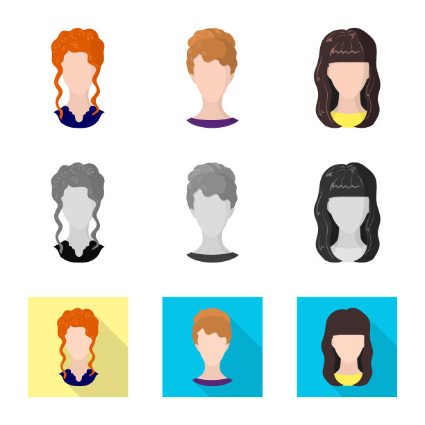 设计专业和照片标志集图片下载