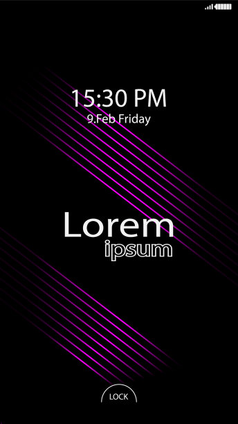 现代锁屏手机应用程序图片下载