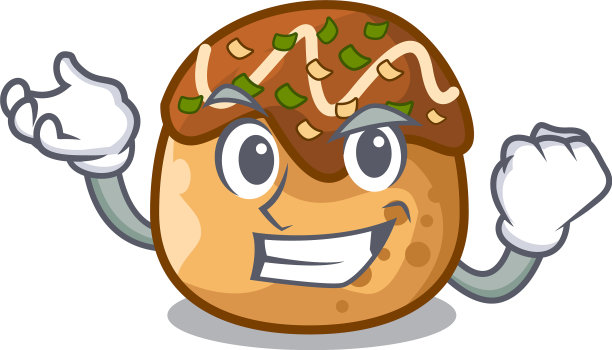 章鱼丸中成功的章鱼烧角色图片下载