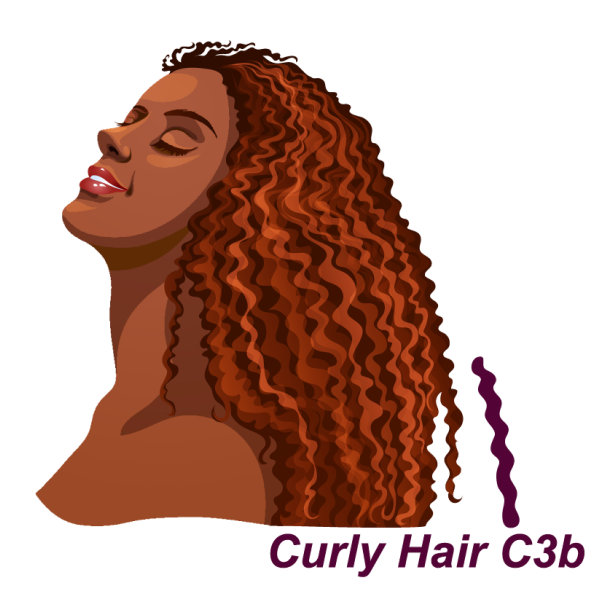 女孩与奢侈品长卷曲的黑发发型图片下载