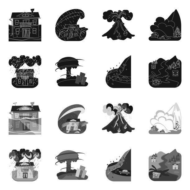 天气和遇险标志图片下载