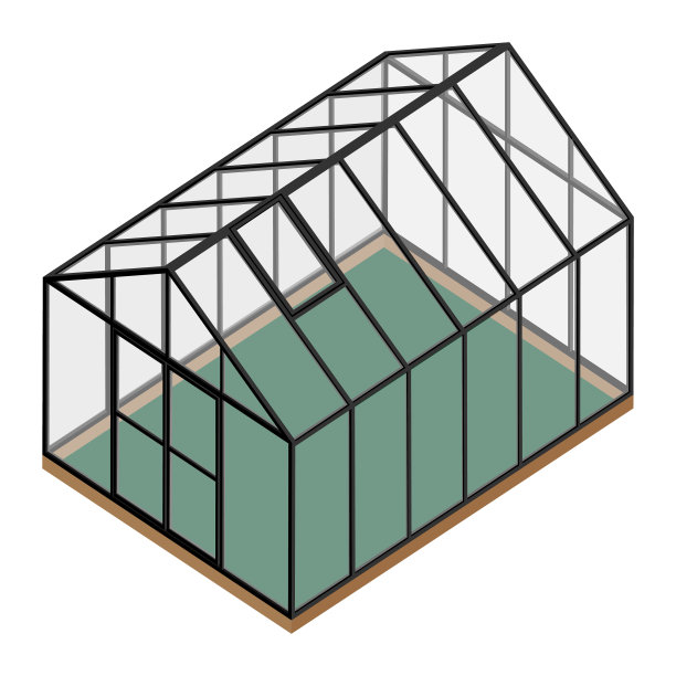 空温室，关着门图片下载